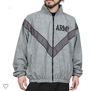 US Army Military PT IPFU Reflective Top Jacket S/R